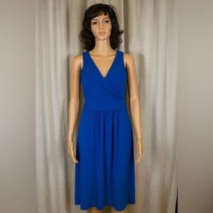 Rugby Ralph Lauren Blue Sleeveless V-Neck Maxi Dress